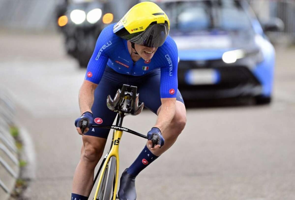 Affini vince oro nella crono europea, bronzo Cattaneo - 