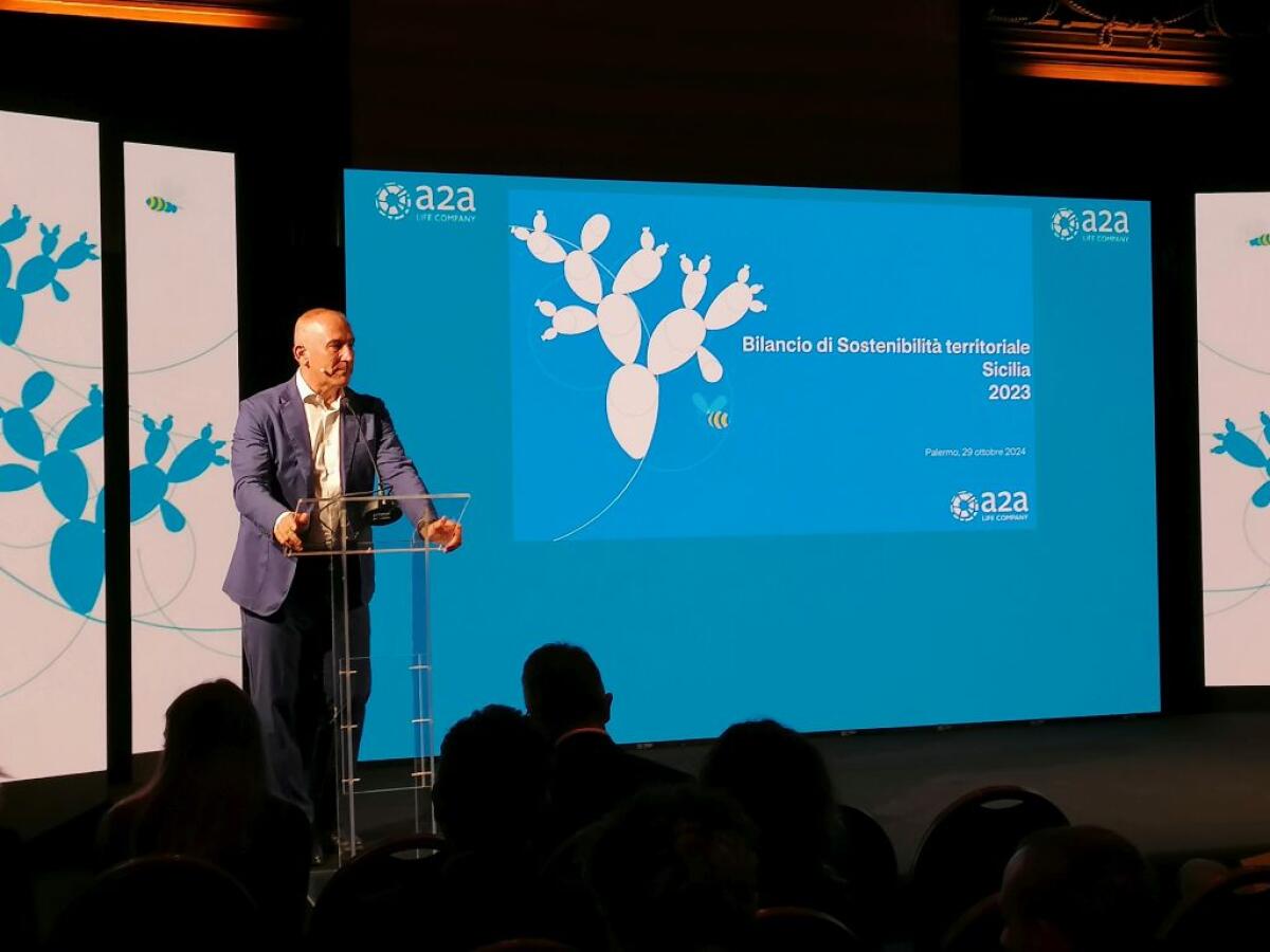 A2a, presentato a Palermo il Bilancio Territoriale di Sostenibilità 2023 - 