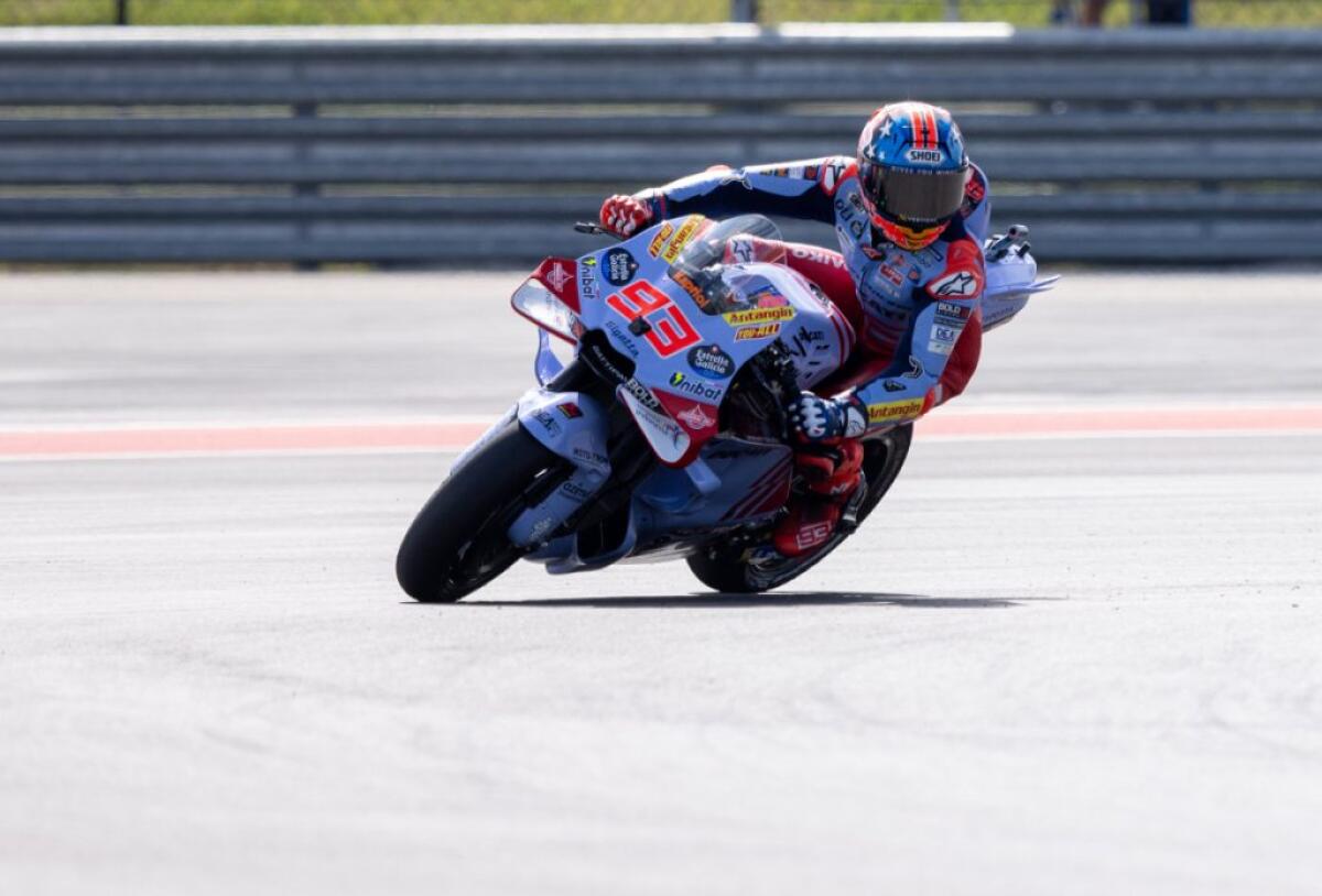 Marc Marquez vola nella Practice del Gp Thailandia - 