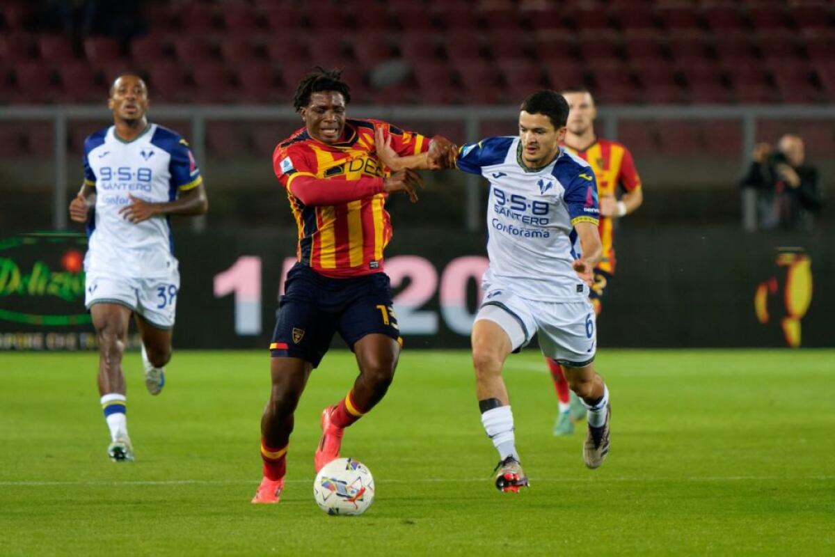 Il Lecce ritrova il sorriso, battuto 1-0 il Verona -