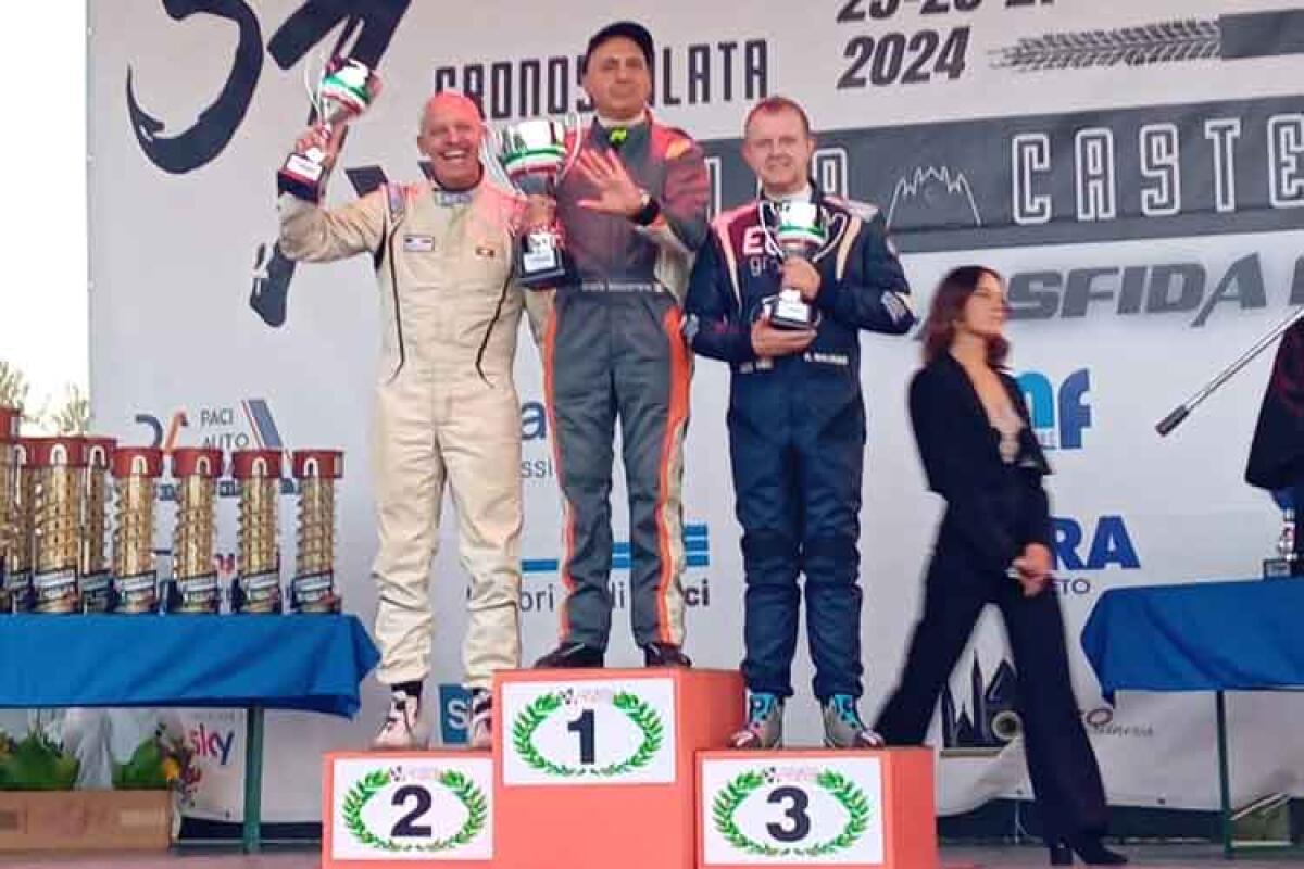 Cronoscalata, Gianni Carfì secondo di classe alla finale nazionale della 51^ Castellana - Nella foto: Gianni Carfì secondo alla 51^ Castellana.