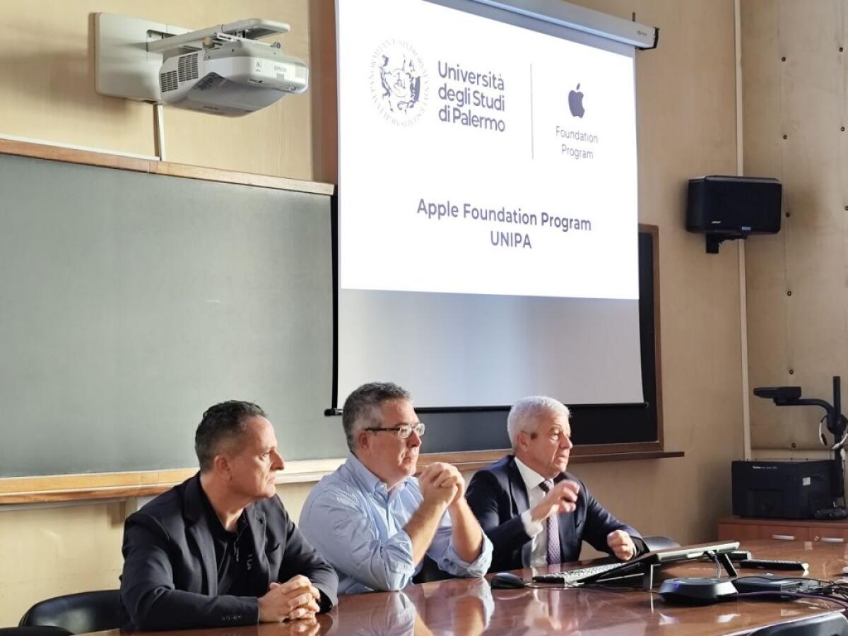 L’Università di Palermo e Apple insieme per la formazione di esperti di app - 