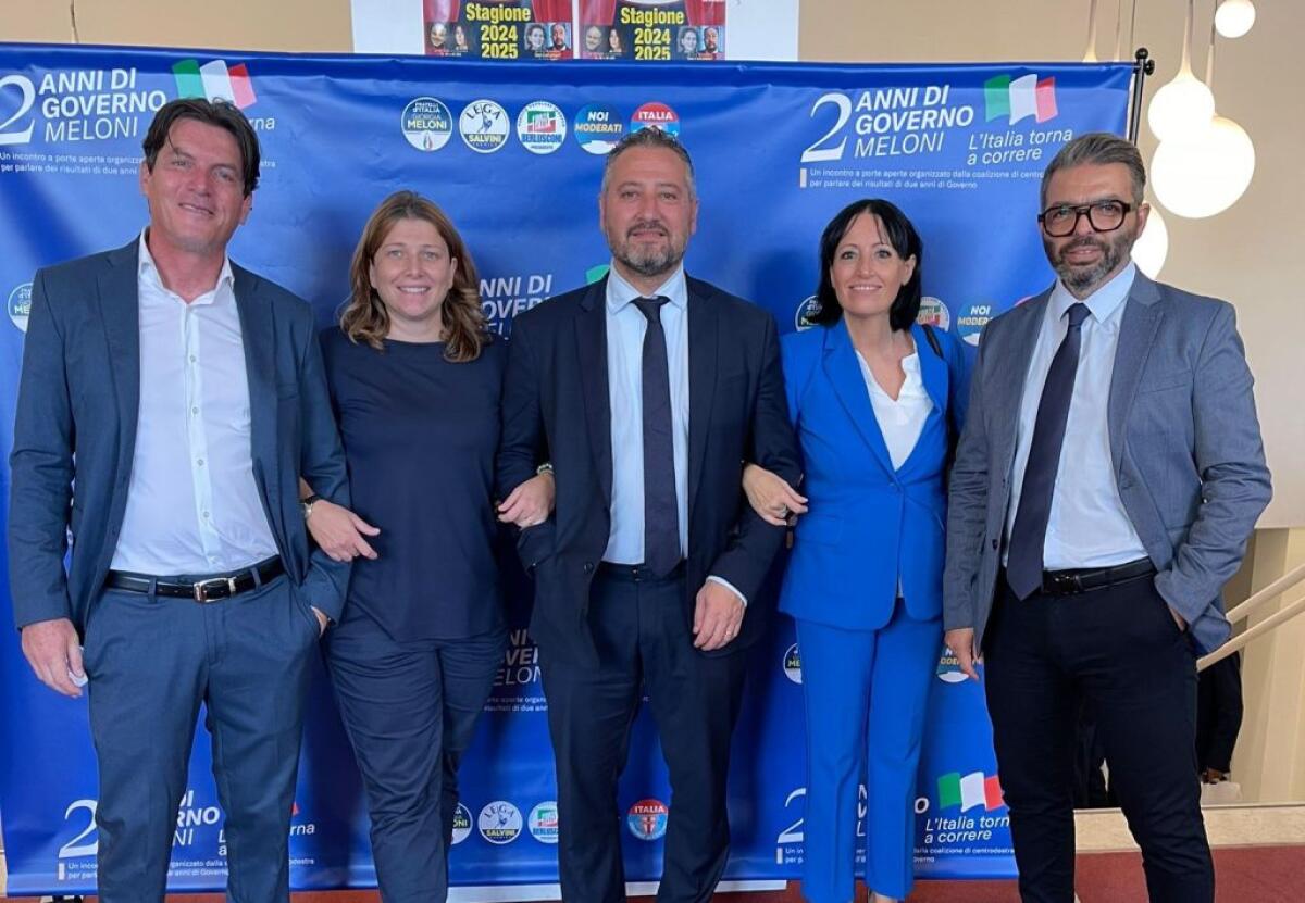 Delegazione locale FdI per i due anni del governo Meloni, "toccati anche temi locali" - 