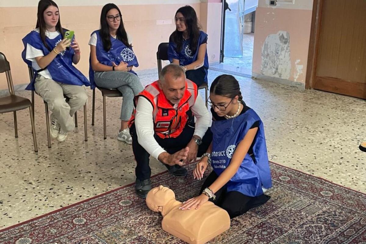Ostruzione vie aree, formazione pratica al Sacro Cuore di Niscemi - 