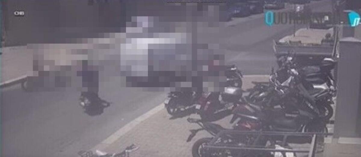 Non diffuse il video dell'incidente mortale di via Recanati, una giovane assolta - Un'immagine dei sistemi di videosorveglianza