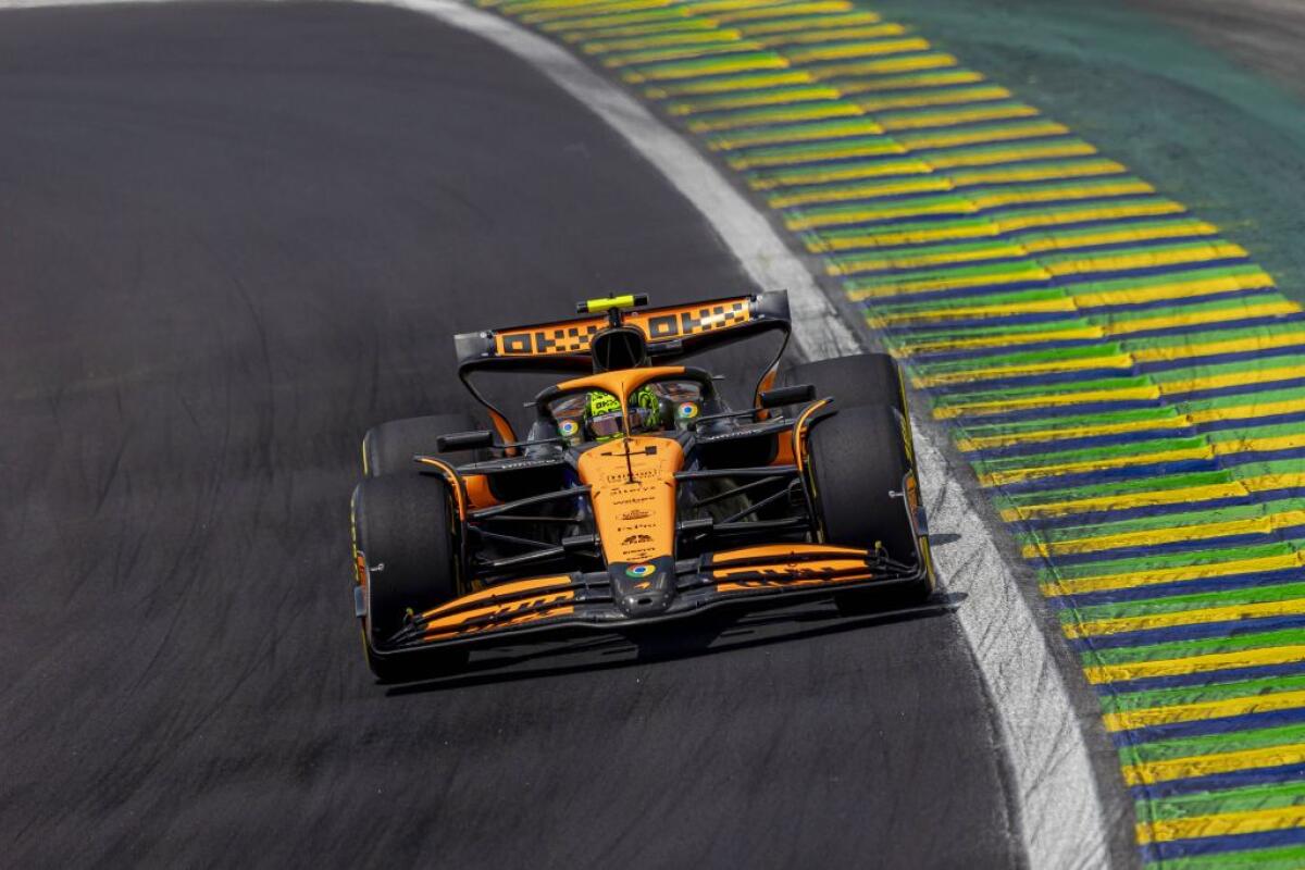 In Brasile Norris in Pole, la Ferrari sesta con Leclerc - 