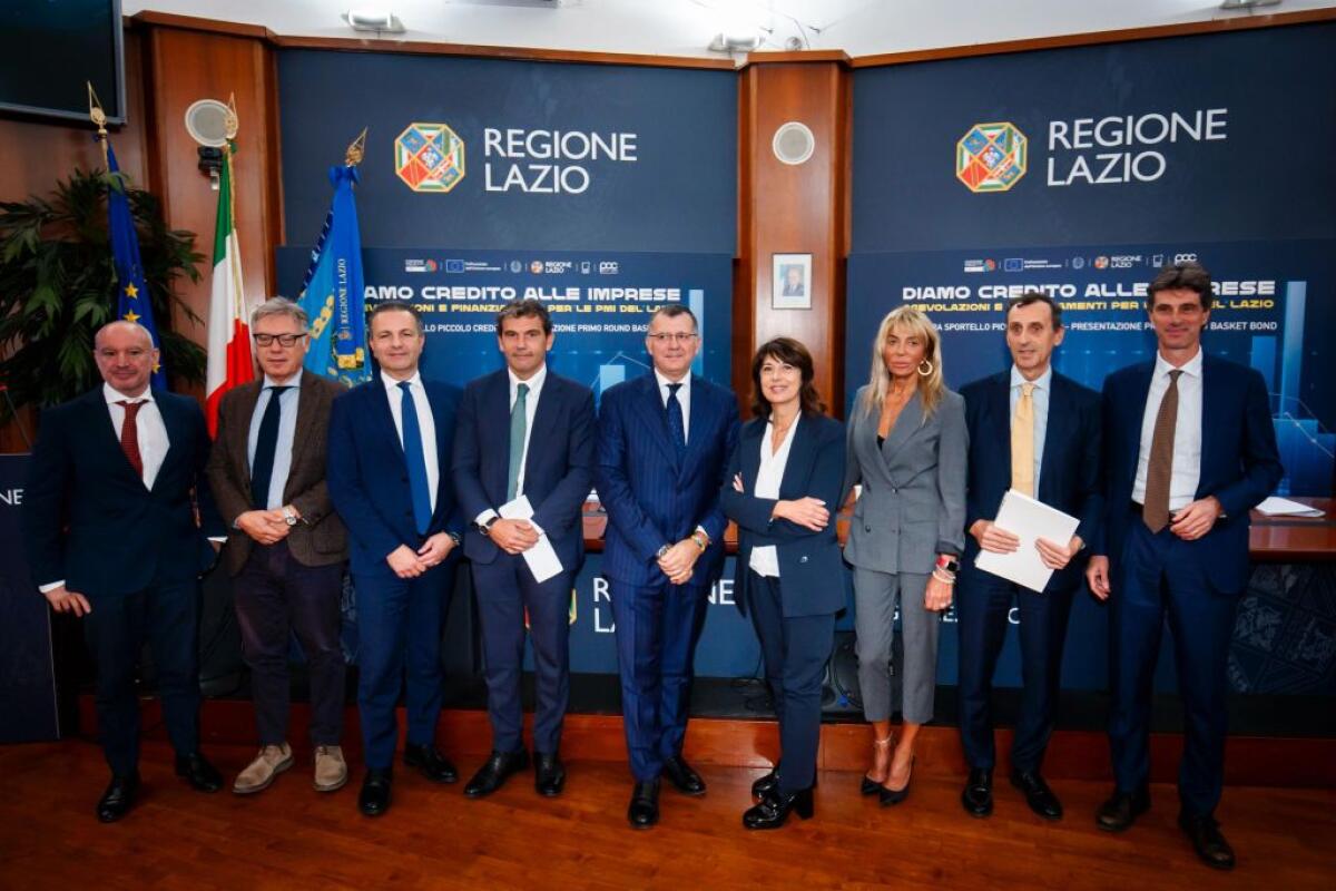 Regione Lazio, parte la seconda finestra del Nuovo Fondo Piccolo Credito - 