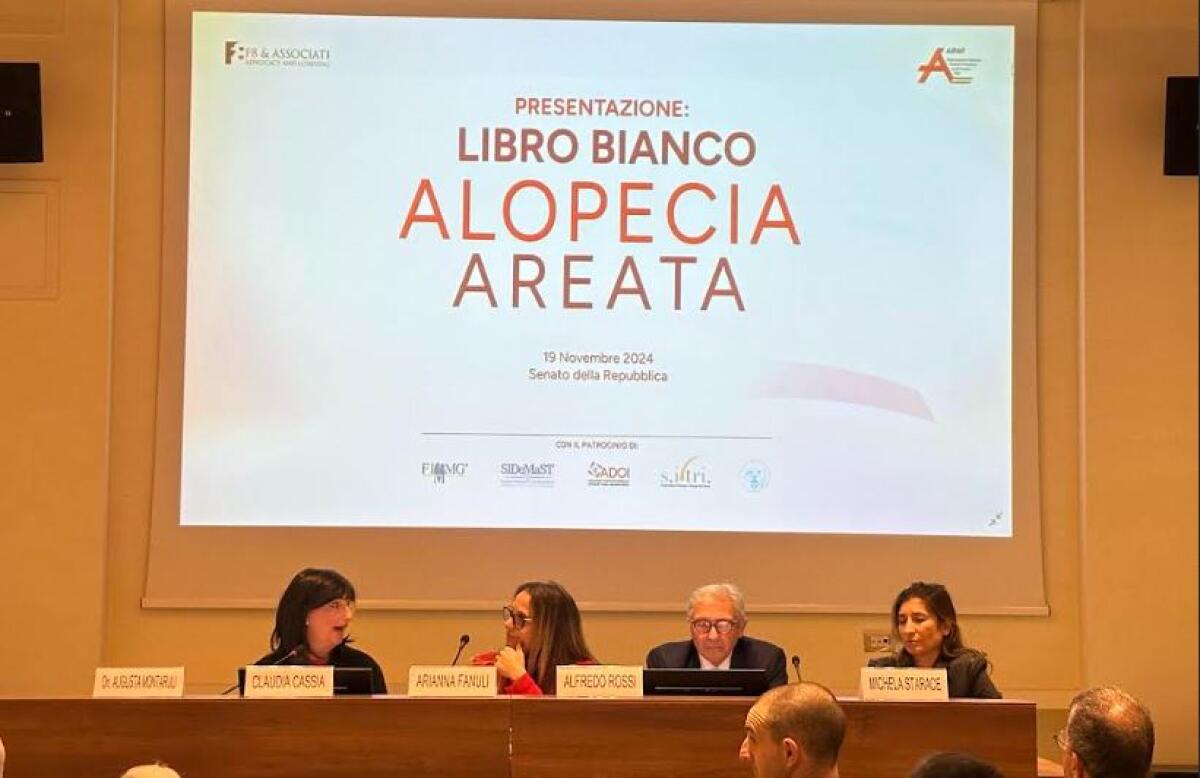 Alopecia areata, presentati il Libro Bianco e il Manifesto nazionale - 