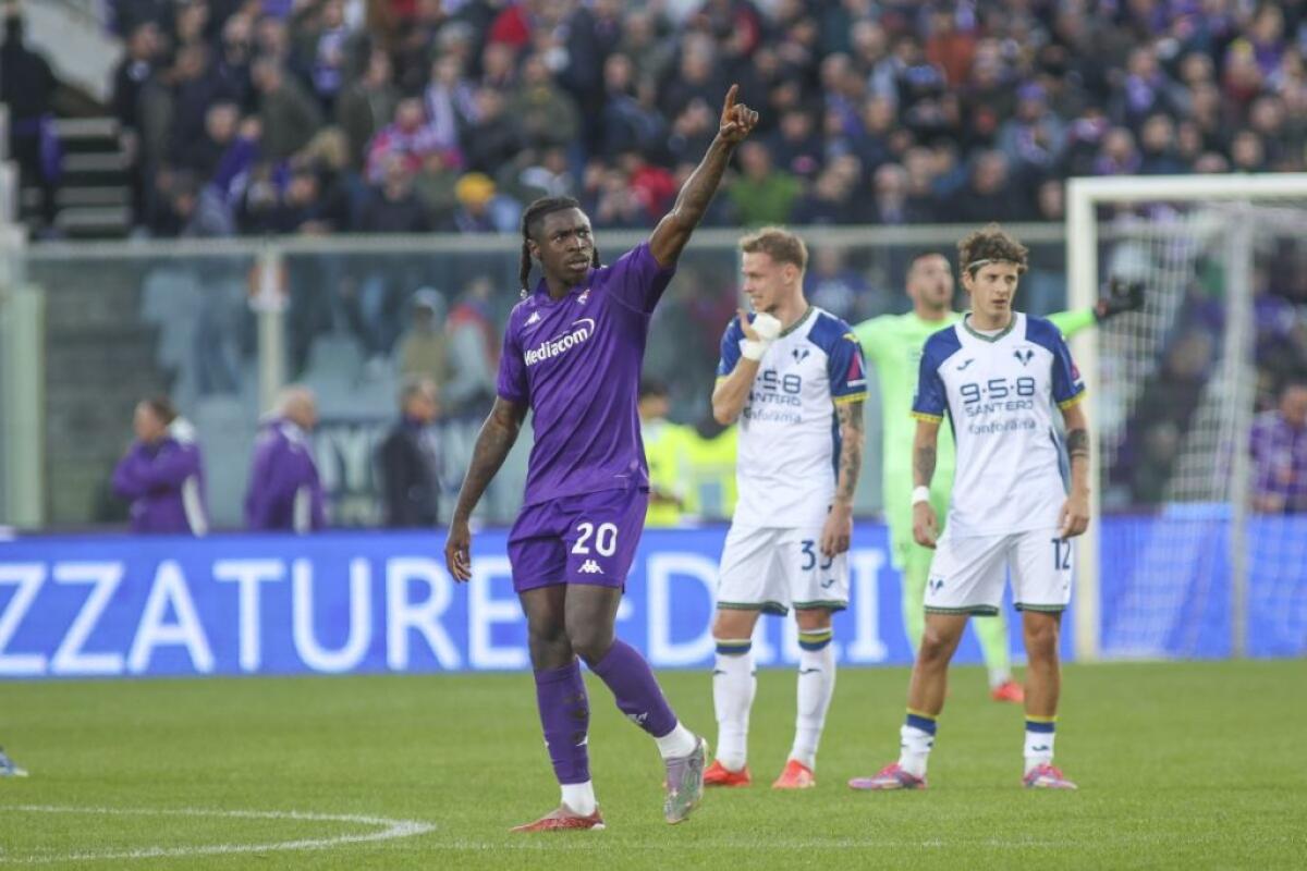 Tripletta Kean, la Fiorentina batte 3-1 il Verona - 
