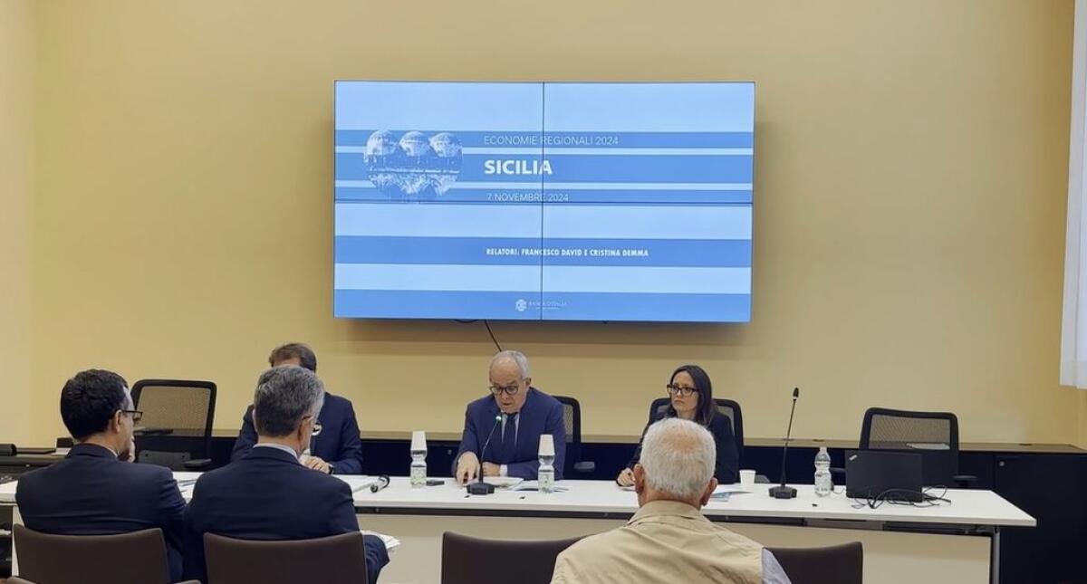 Bankitalia, nel 2024 la Sicilia cresce più del Sud con +1% Pil - 