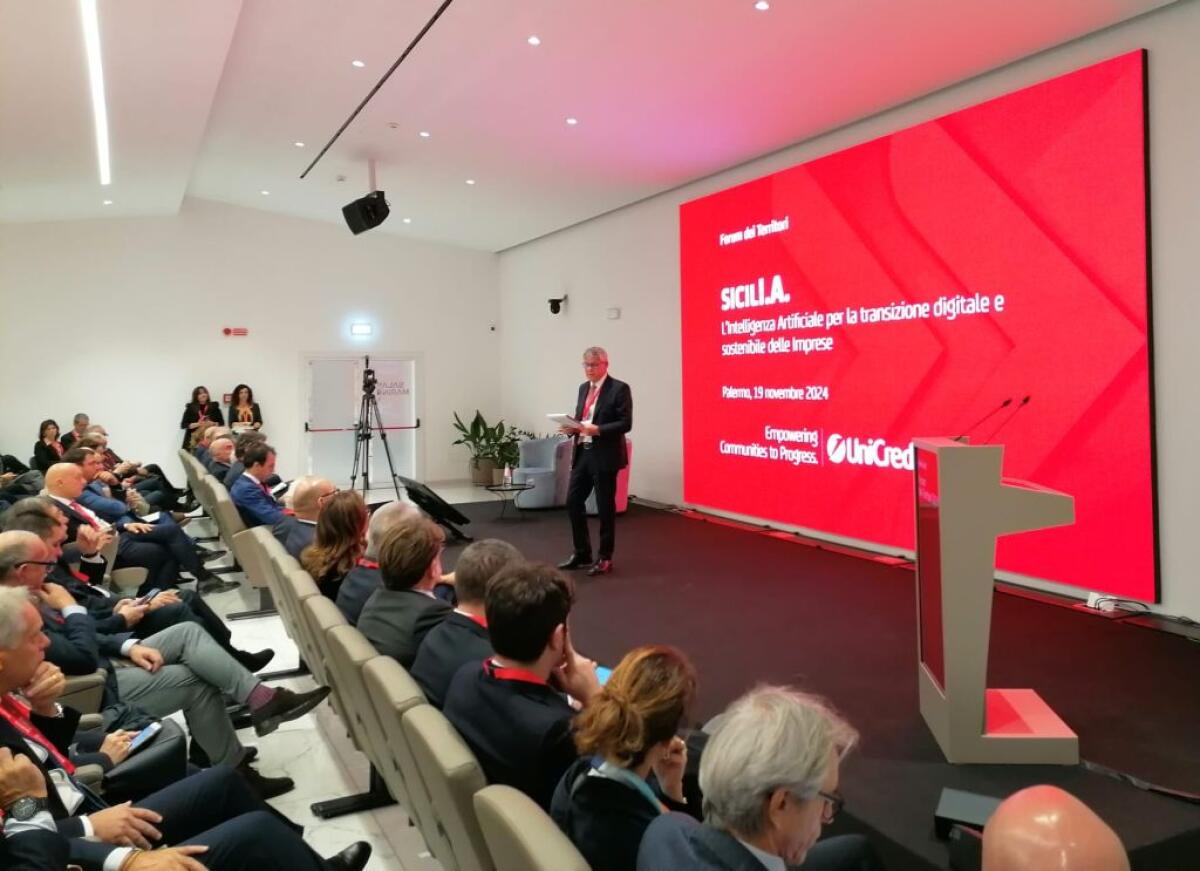 Unicredit, la sfida dell’IA al centro del Forum dei Territori Sicilia - 