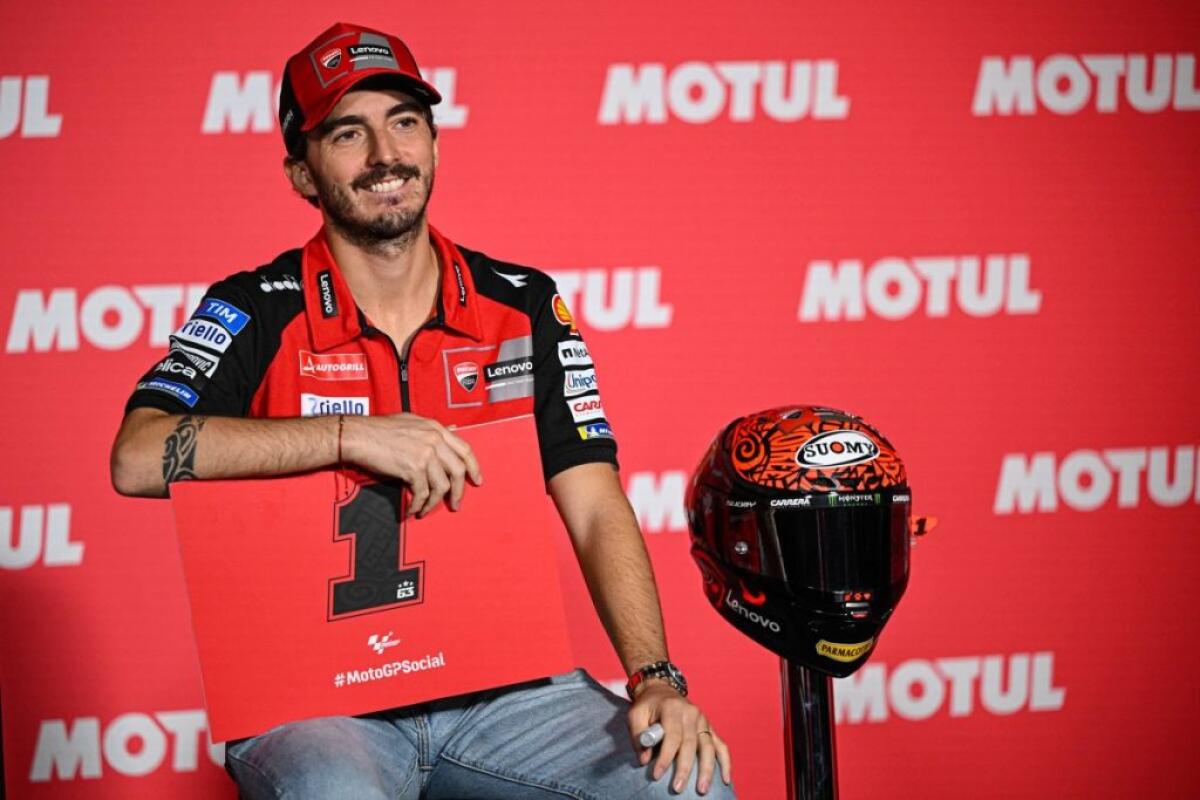 Bagnaia c’è: primo nella Practice a Barcellona, Martin quinto - 
