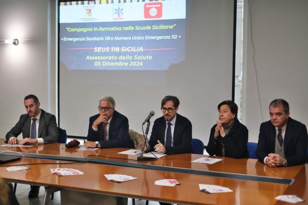 Seus, nuova campagna informativa nelle scuole siciliane su NUE 112 e 118 - 