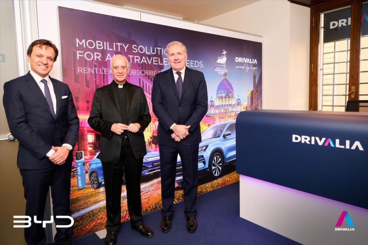 Giubileo, nuovo Mobility Store Drivalia con Byd per pellegrini e turisti - 