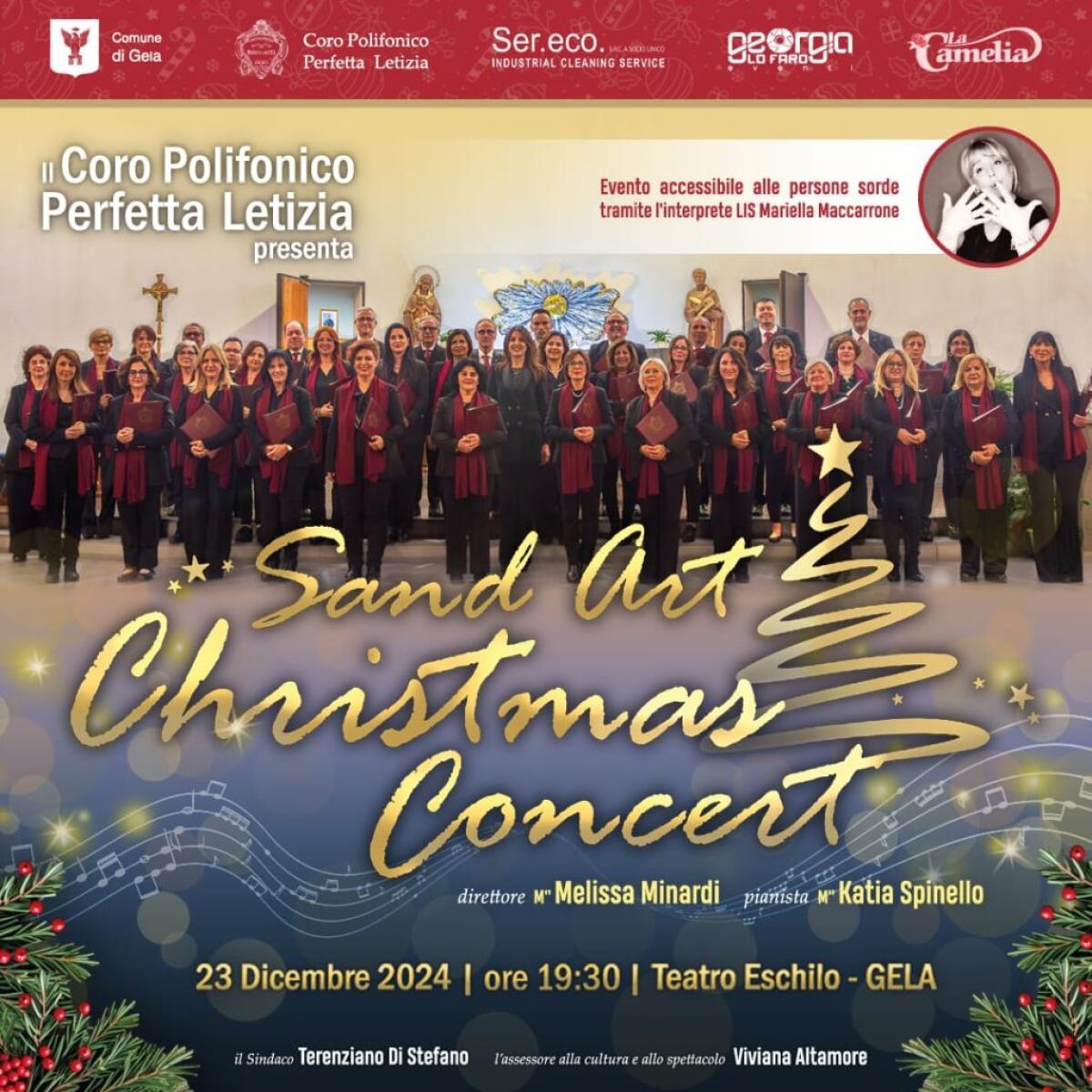"Sand Art Christmas Concert", il 23 dicembre a Gela il primo concerto inclusivo - 