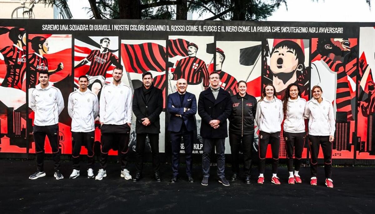 AC Milan e SNAIFUN svelano il murale per celebrare i 125 anni del Club - 