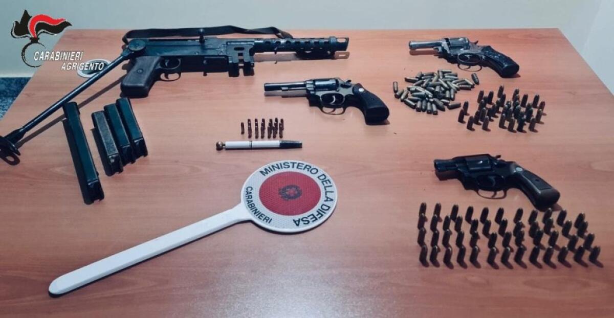 Agrigento, scoperto arsenale a disposizione cosche mafiose, un arresto - 