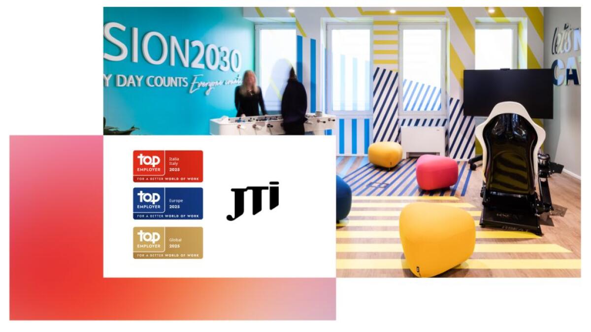 JTI Italia è Top Employer per il quindicesimo anno consecutivo - 