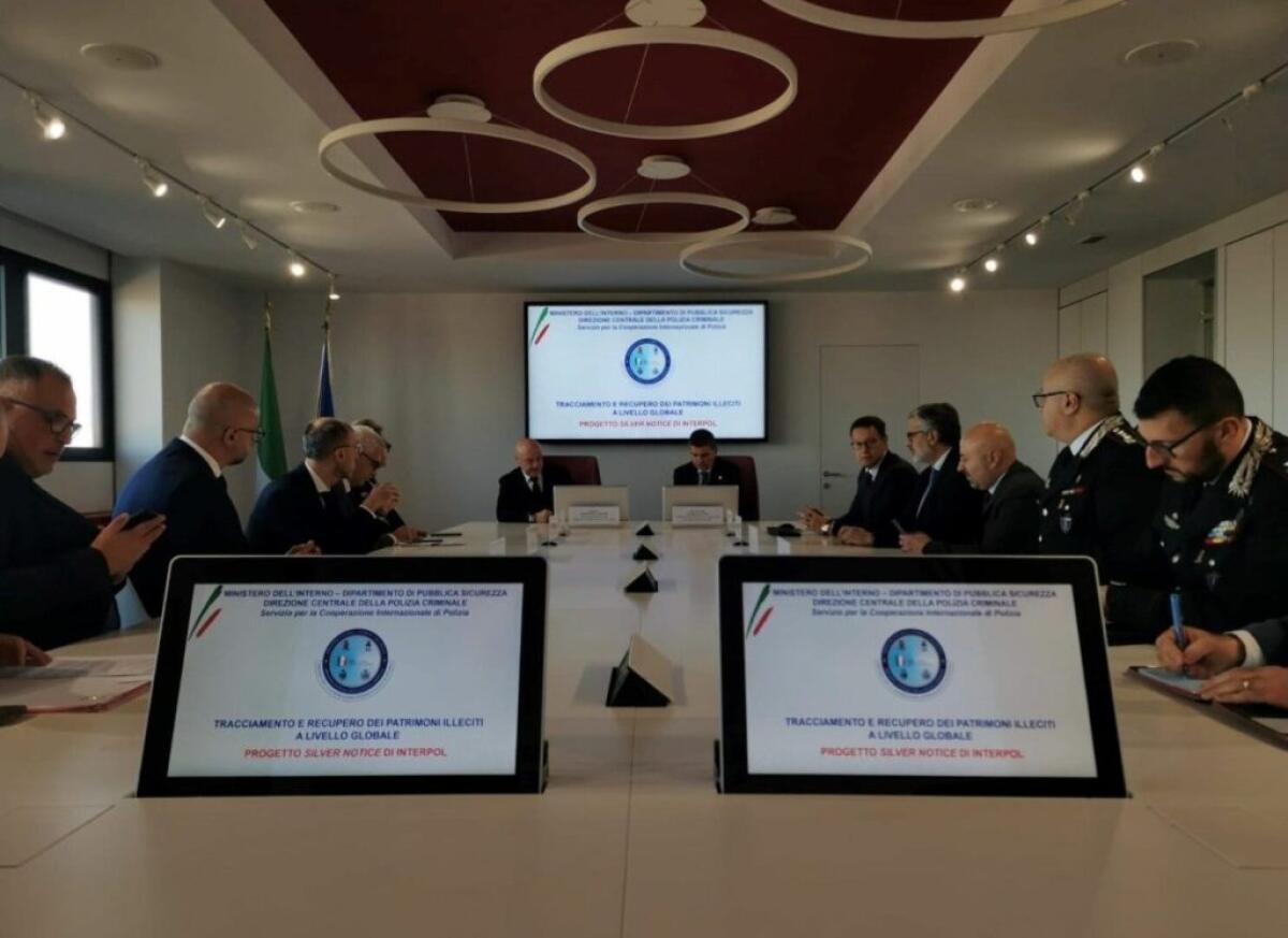 E’ italiana la prima “Silver Notice” pubblicata a livello mondiale da Interpol -