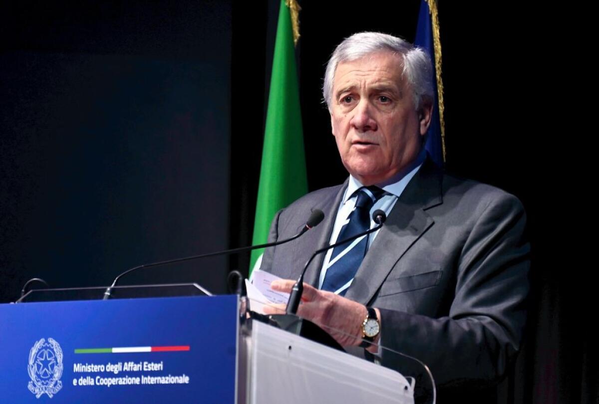 Tajani “Relazioni con Iran e Siria decisive per la liberazione di Sala” -
