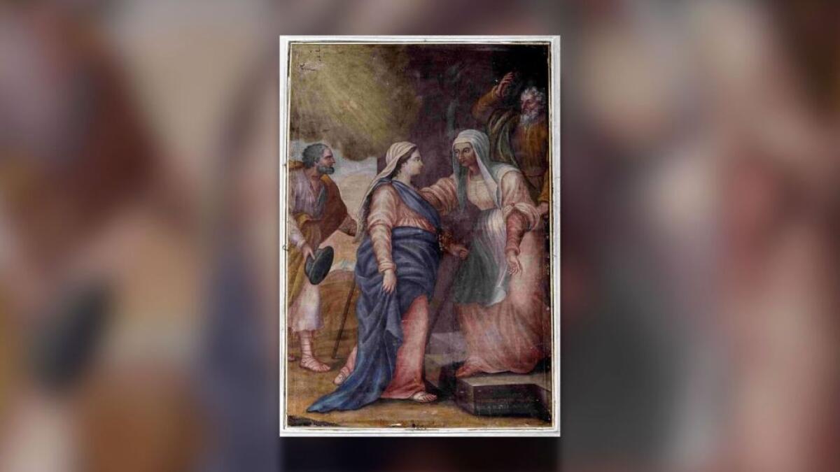 Banca del Fucino sostiene restauro tela della Visitazione a L’Aquila - 