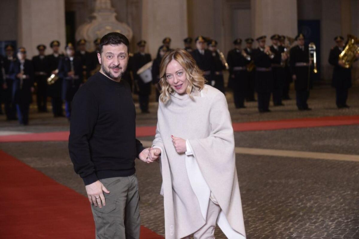 Meloni ribadisce a Zelenzky il sostegno dell’Italia all’ucraina -