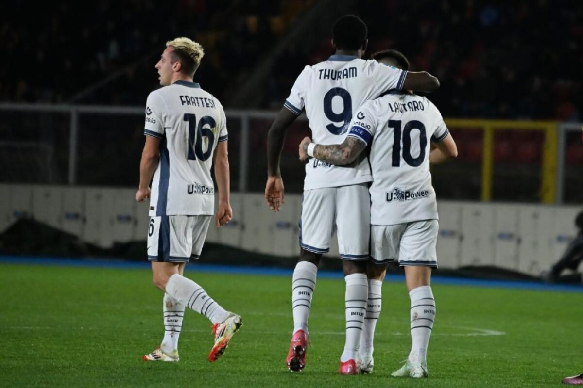 L’Inter fa poker a Lecce, continua la rincorsa al Napoli -