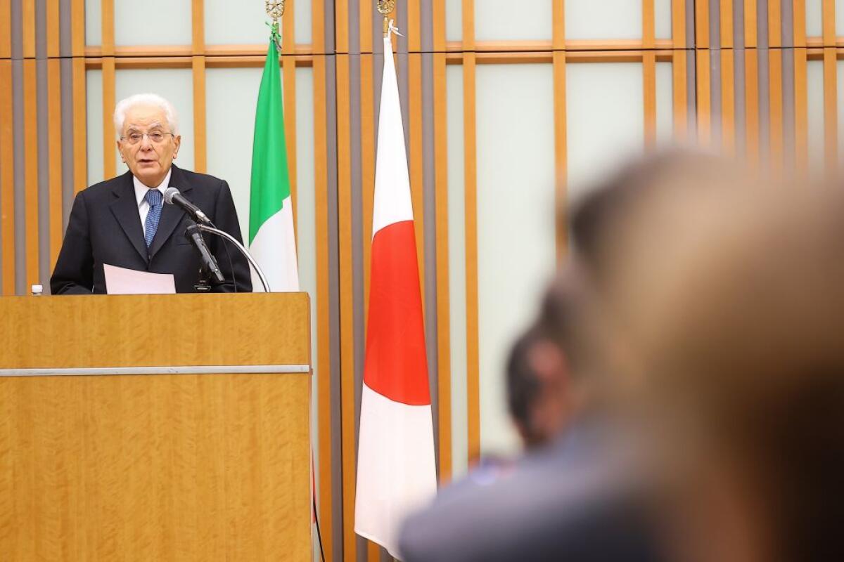Mattarella “Italia e Giappone impegnate nella transizione verde” -