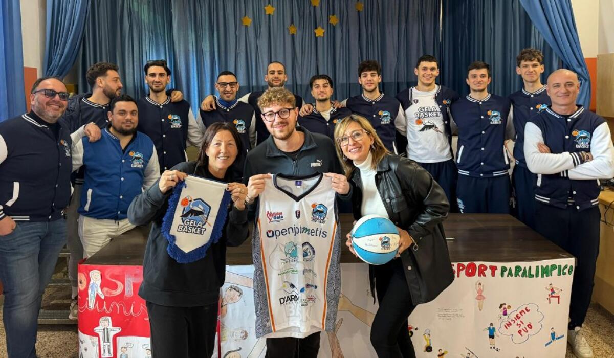 Gela Basket promuove l'integrazione con lo sport alla Solito-Romagnoli - 