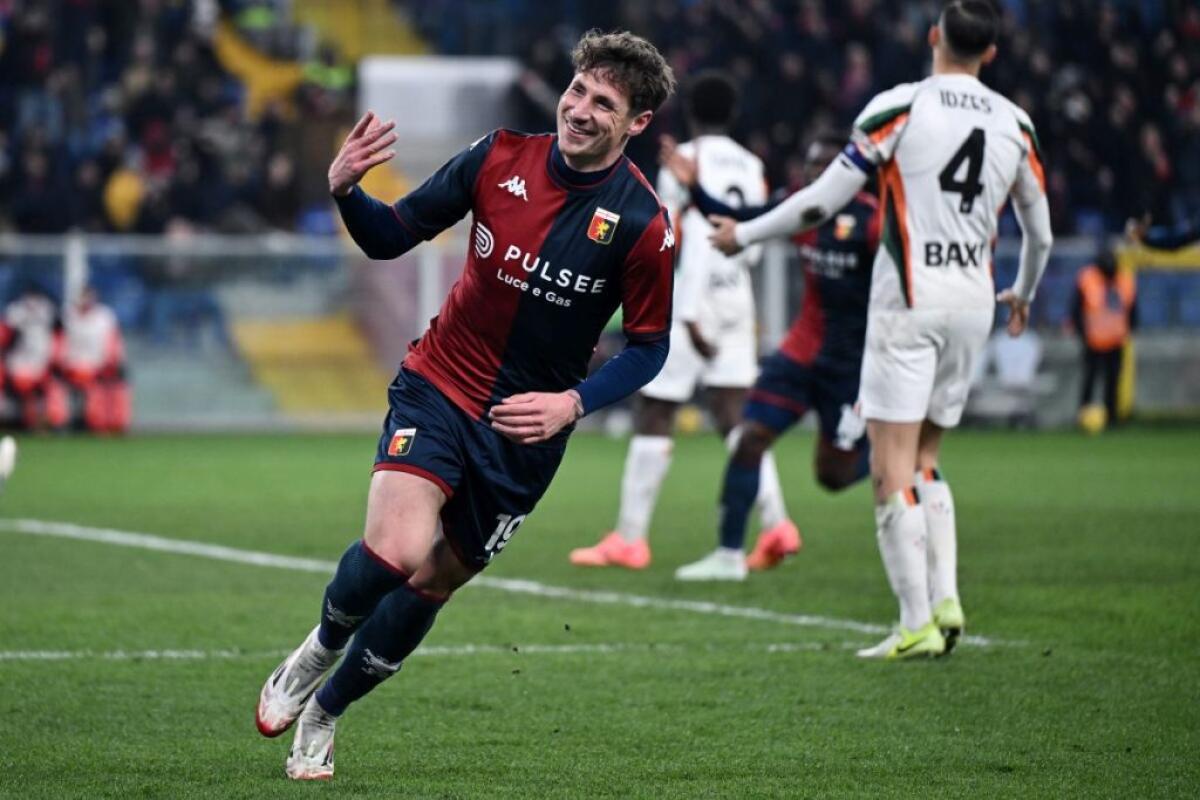 Il Genoa la spunta nel finale, Venezia battuto 2-0 - 