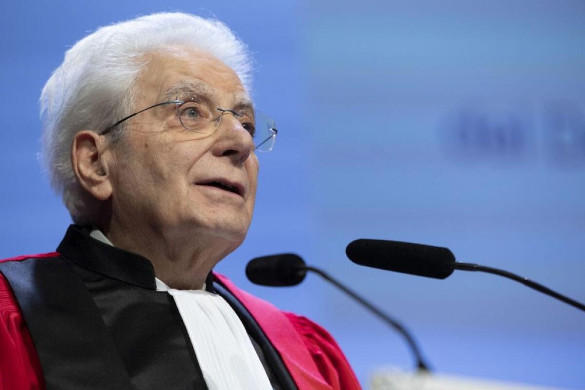 Mattarella “La pace va costruita e all’Ue servono idee nuove” -