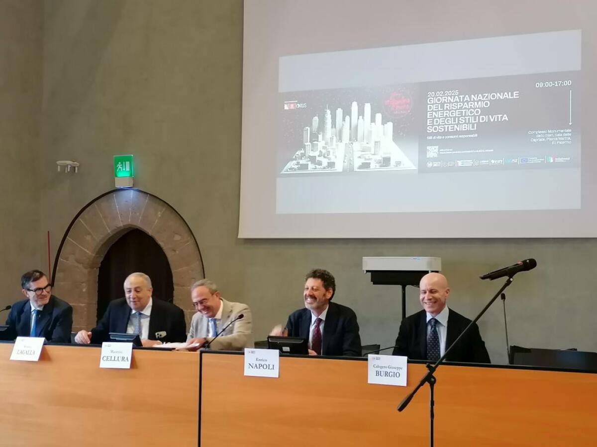 Palermo,a Palazzo Steri incontro su sostenibilità e risparmio energetico - 