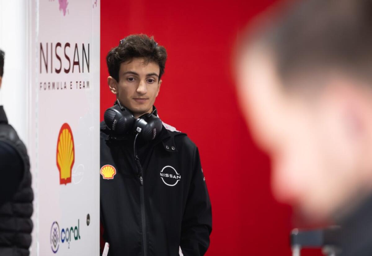 Nissan Team Formula E a Jeddah con il palermitano Gabriele Minì - 