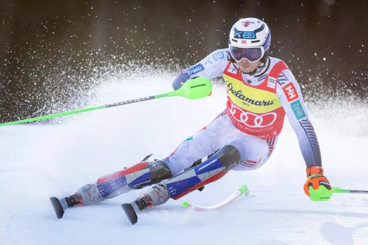 Kristoffersen vince lo Slalom di Kranjska Gora - 