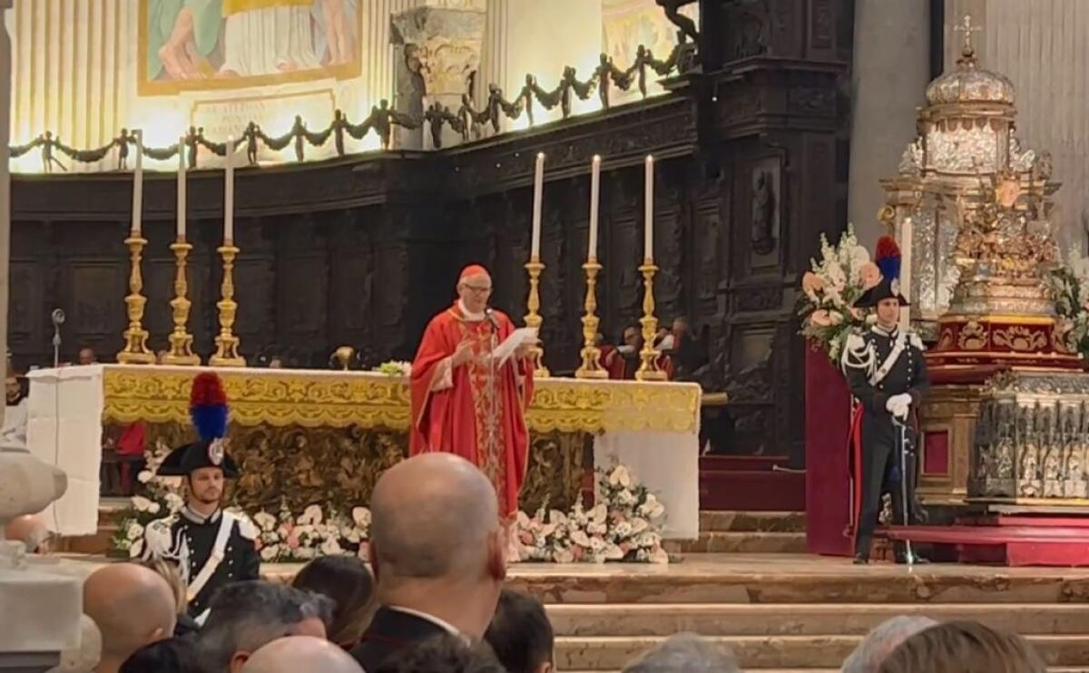 Catania in festa abbraccia Sant’Agata, pontificale con il cardinale Zuppi -