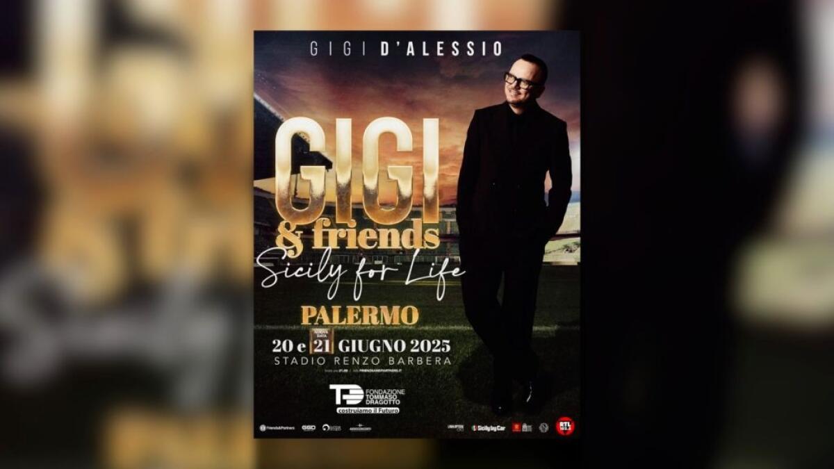 Gigi D’Alessio in ‘Sicily for life – Gigi & friends’ raddoppia le date -