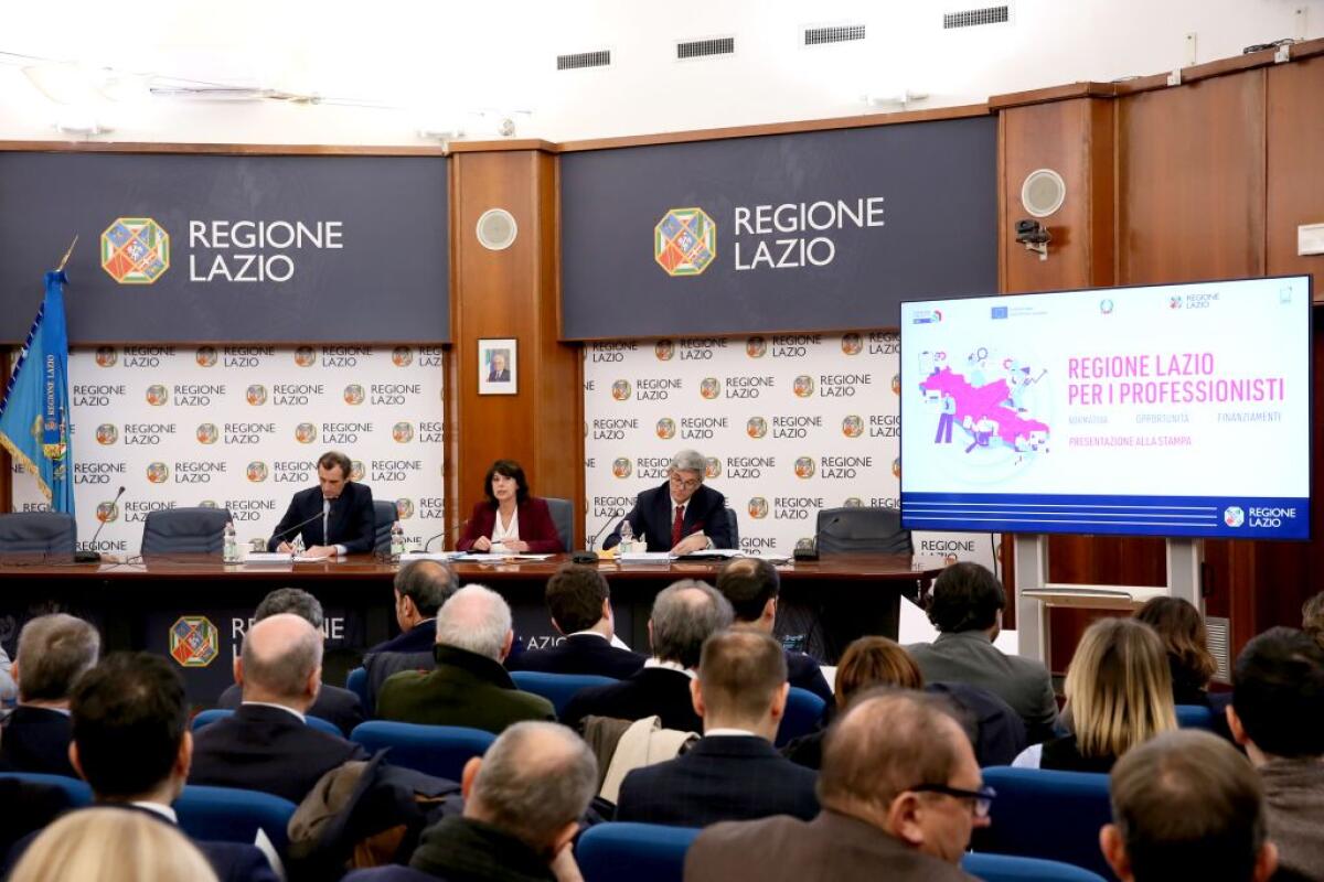 Dalla Regione Lazio nuove misure per i professionisti - 