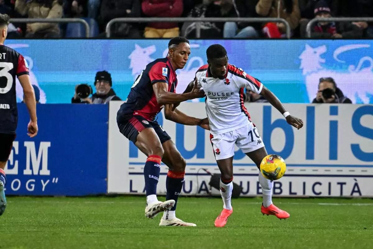 Cagliari e Genoa non si fanno male, 1-1 alla Unipol Domus -