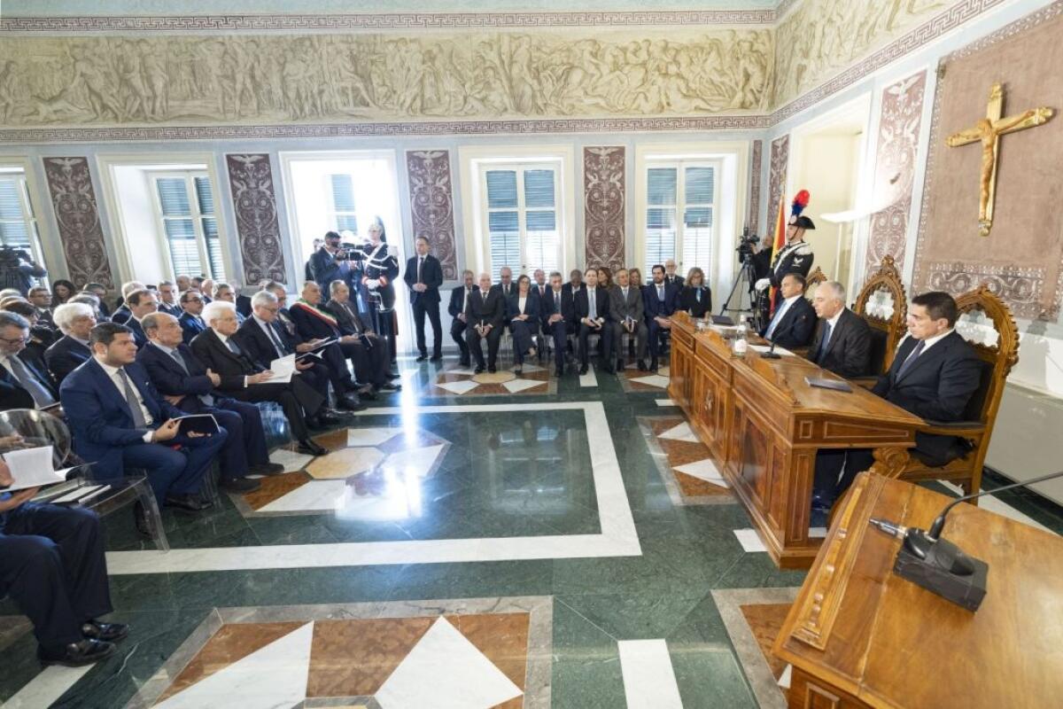 Consiglio di Giustizia Amministrativa, Mattarella a Palermo per inaugurazione anno giudiziario - 