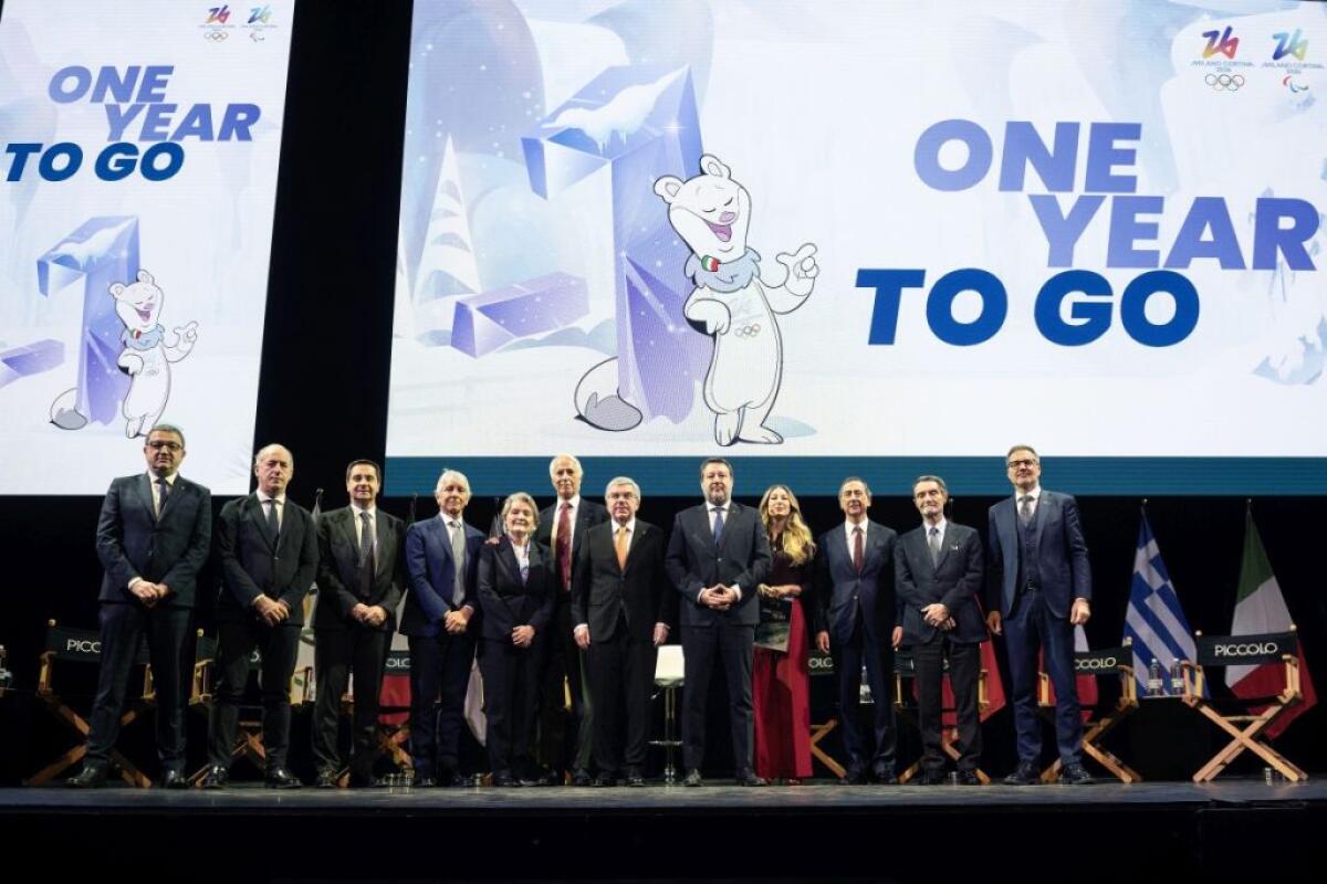 “One Year to go”, tra un anno al via Olimpiadi Milano-Cortina - 