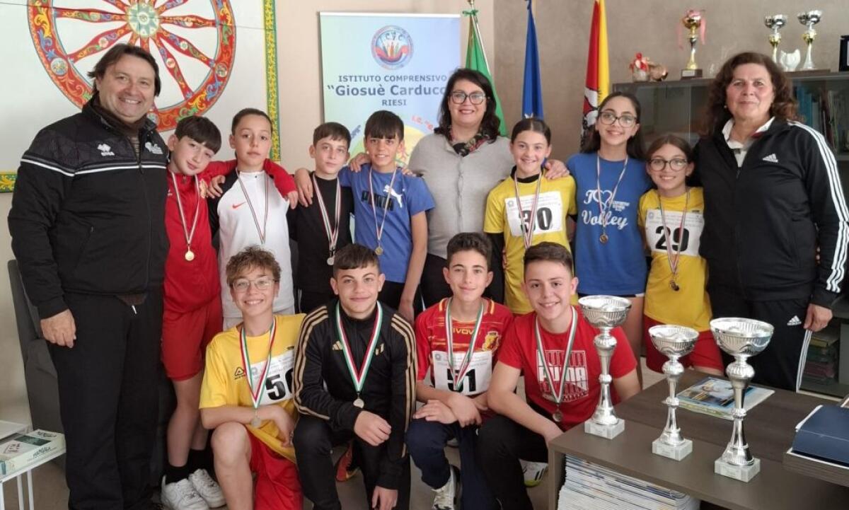 Campionati studentechi provinciali, vittorie e piazzamenti per l'istituto "Carducci" di Riesi - 