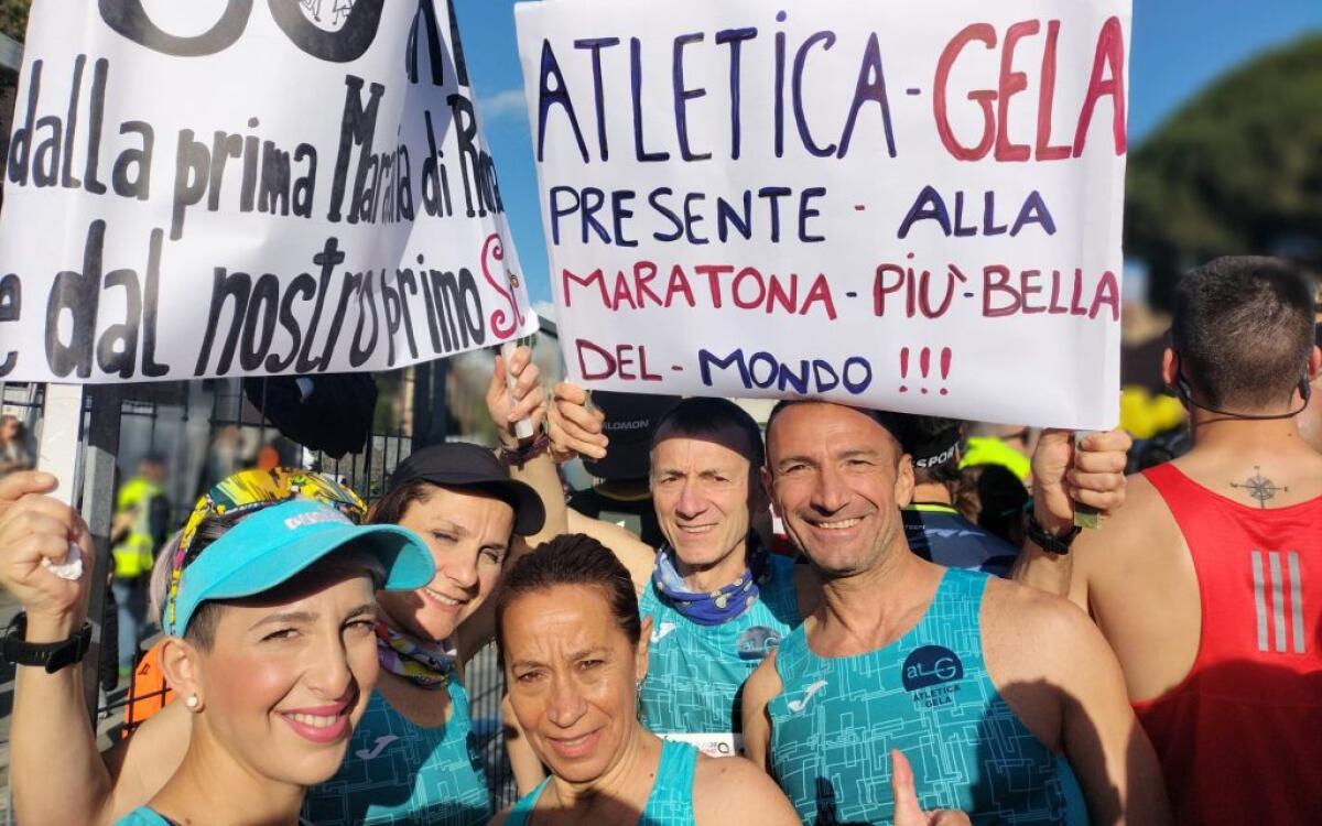 L'Atletica Gela alla prestigiosa maratona di Roma, tante storie di sport e di vita -