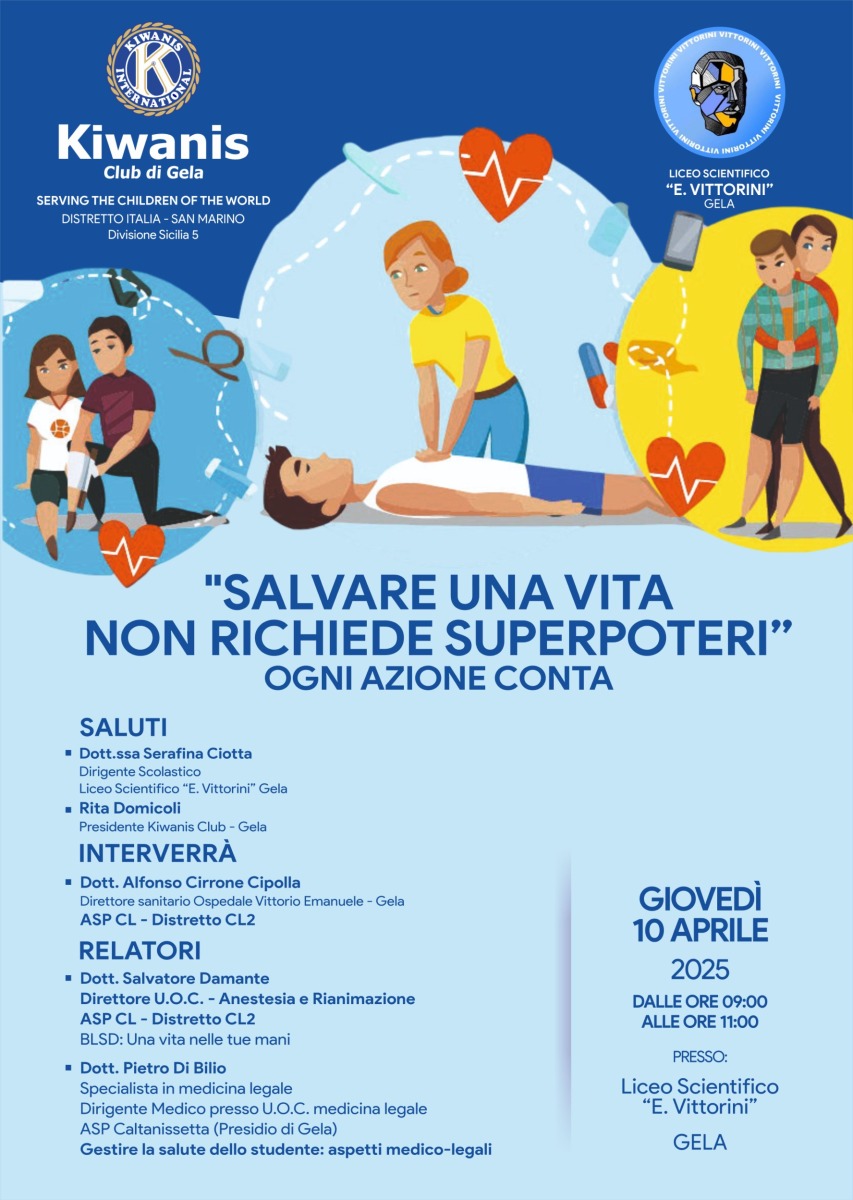 Salvare una vita non richiede superpoteri, corso al Liceo -
