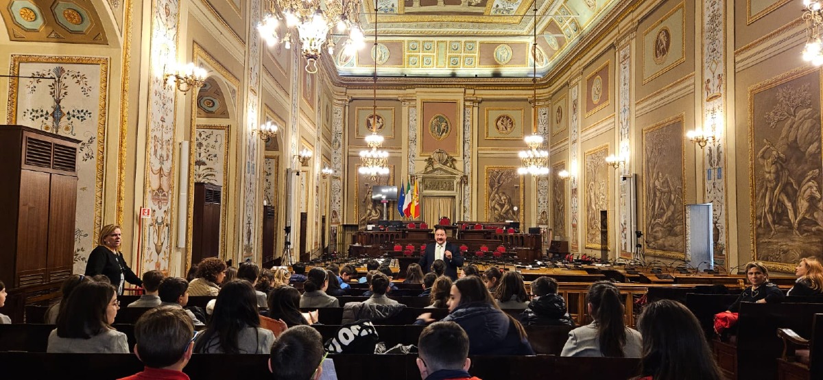 Gli alunni dell’istituto Comprensivo San Francesco-Capuana in visita all'Ars - 