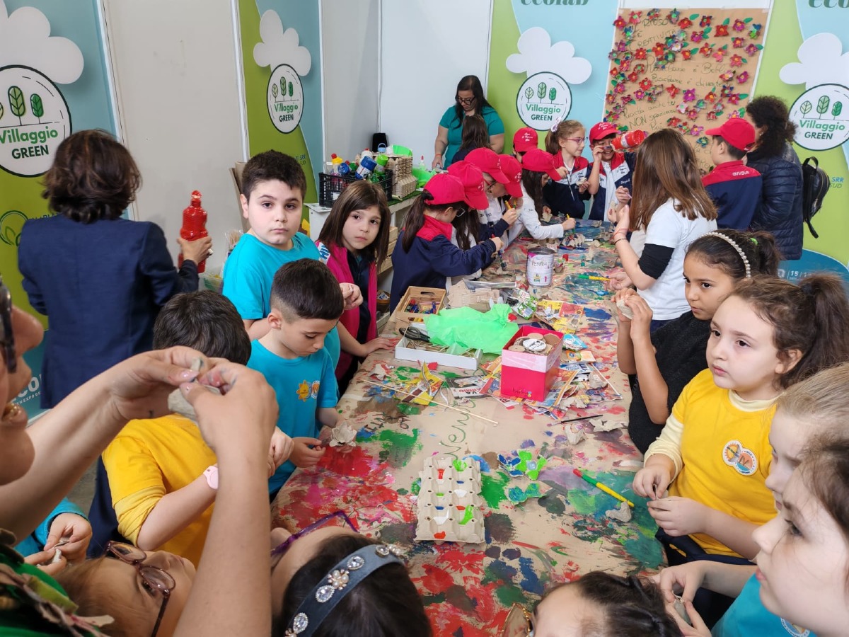 Ecomed 2025, studenti protagonisti allo stand Impianti Srr -