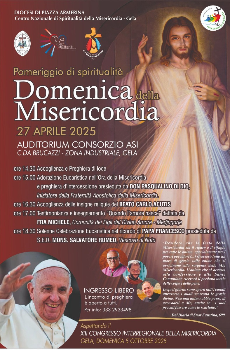 Domenica della Misericordia 2025 a Gela -