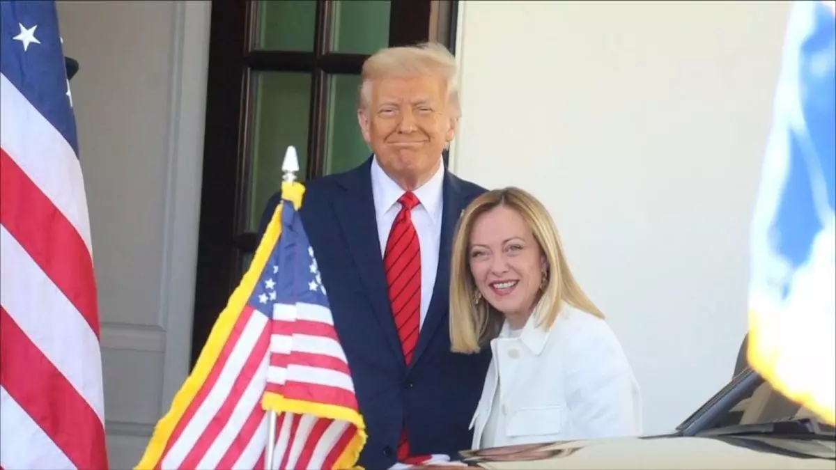 Meloni a Washington da Trump “Italia e Usa economia interconnesse” -
