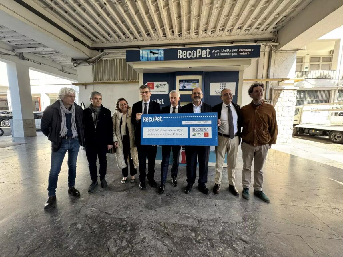 Numeri record per il progetto Recopet a Palermo, Todaro “Un risultato per l’ambiente” -