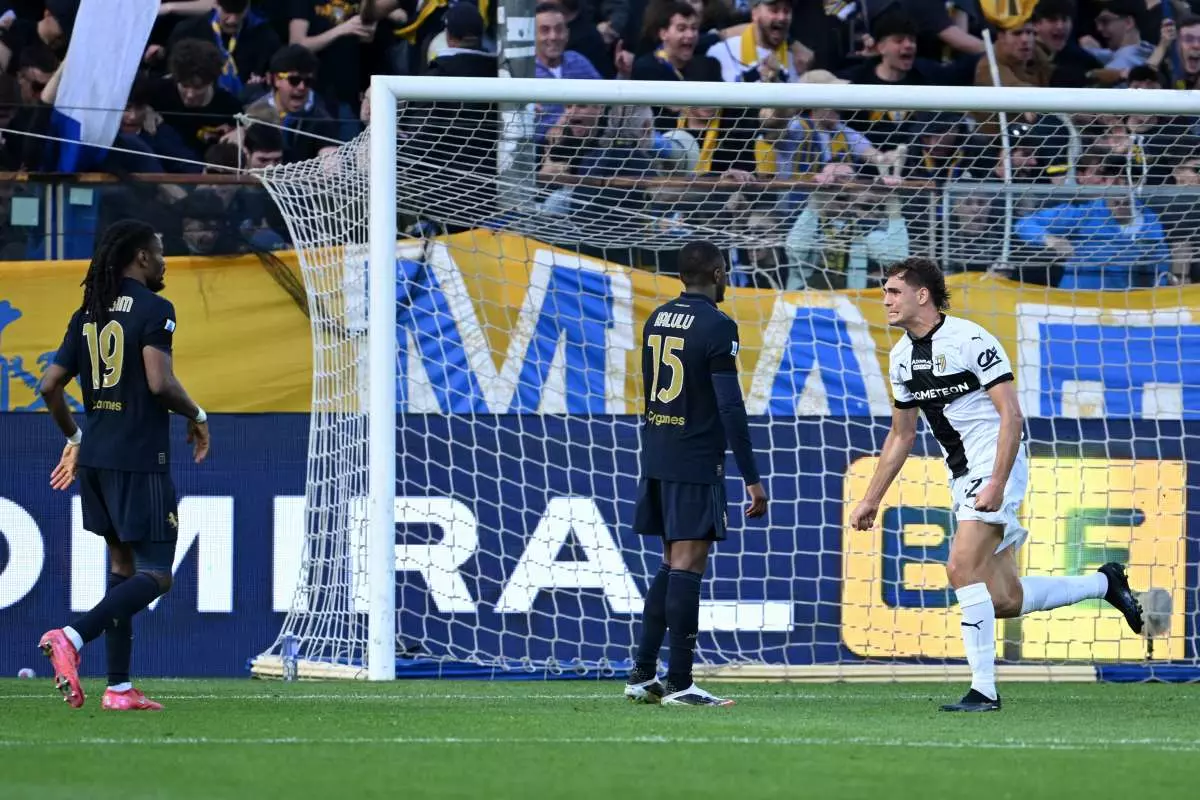 Primo ko per Tudor, Juve sconfitta 1-0 a Parma -
