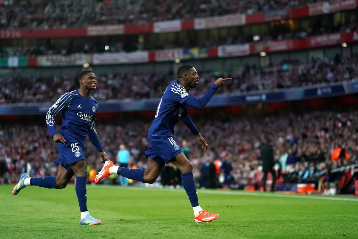 Il Psg vince la semifinale d’andata di Champions, 1-0 in casa Arsenal - 